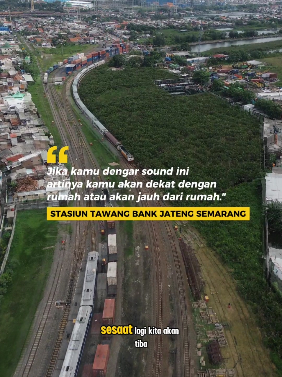 Gambang Semarang menyambutku ketika saya akan dekat dengan rumah atau jauh dari rumah.  📍 : Stasiun Tawang Bank Jateng Semarang #semaranghits #stasiuntawang #semarang #semarangstory #KAI #railfans #kereta #keretaapiindonesia 