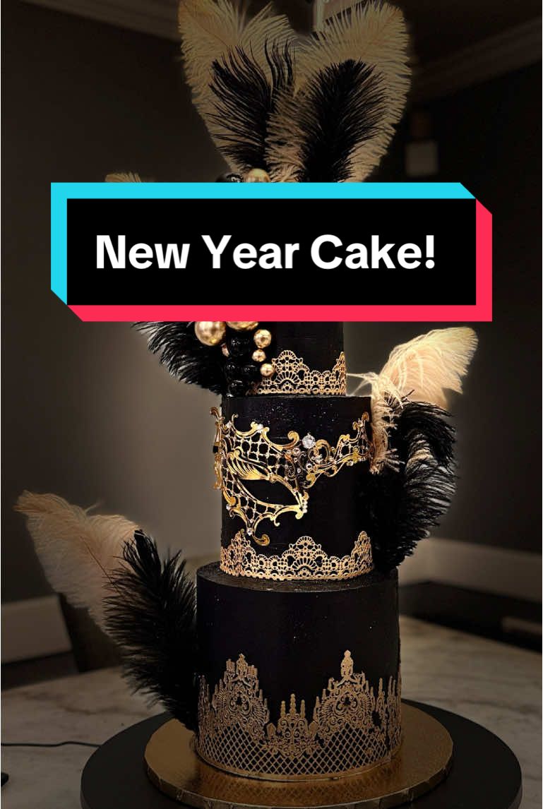 New Year’s Eve cake! #newyears #celebration #party #cake #cakedecorating #caketutorial 