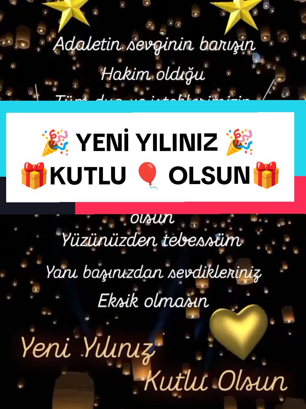 Sağlıklı huzur dolu mutlu nice yıllara. Yeni yılınız kutlu olsun 🥰 #yeni #yeniyıl #yeniyılmesajı #yeniyılmesajları #yılbaşı #yeniyılvideo #yeniyılvideoları #yeniyılvideosu #mutluyıllar #happynewyear #2025 