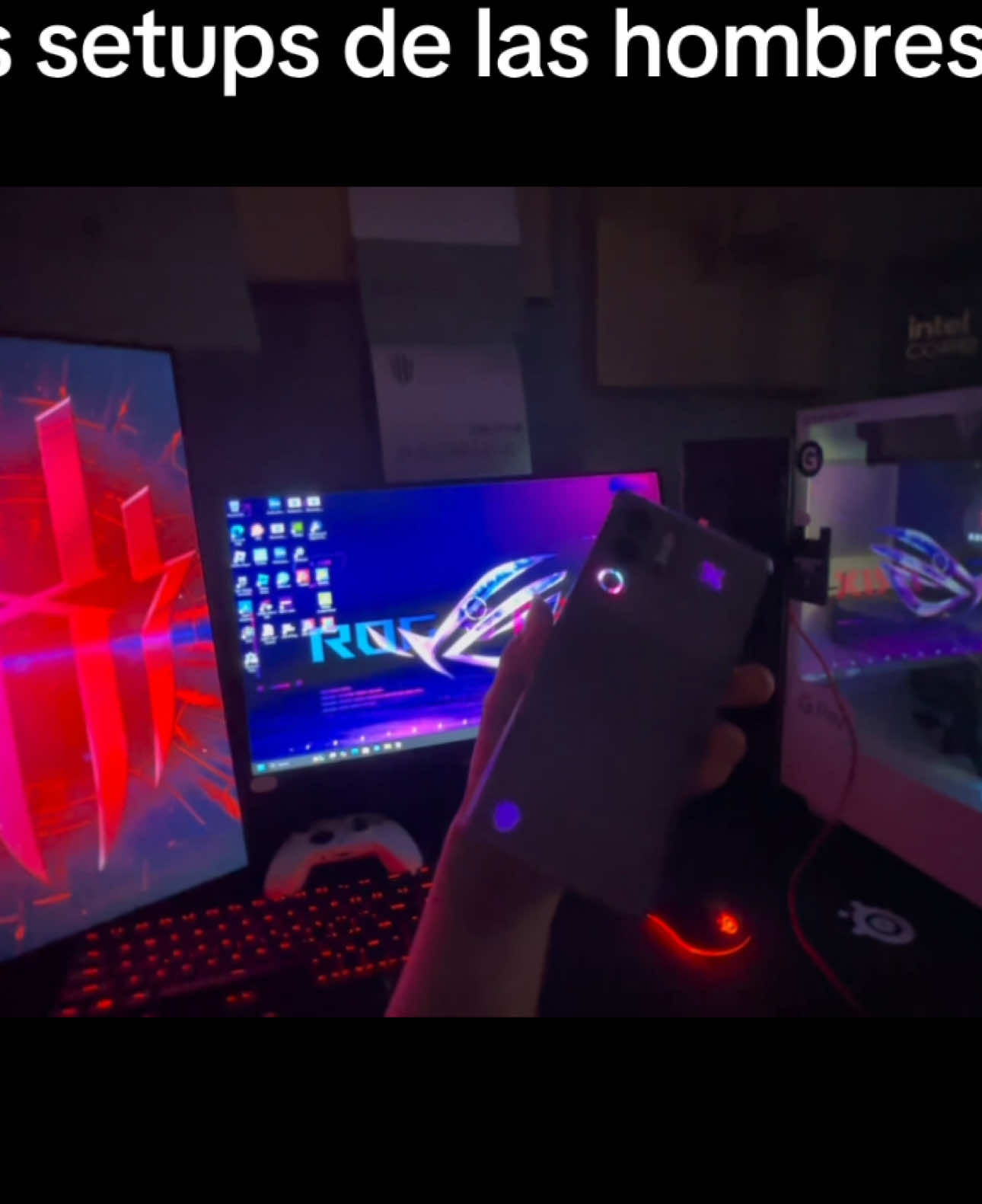 Setup de Redmagic🗿🔥#redmagic #Redmagicnova #redmagic9spro #redmagic10pro #redmagiccybergamepad #gamingphone #gamingpc #redmagicvr #snapdragon8gen3leadingversion #snapdragonelite #funk #fypシ #fyp #redmagicmoments 