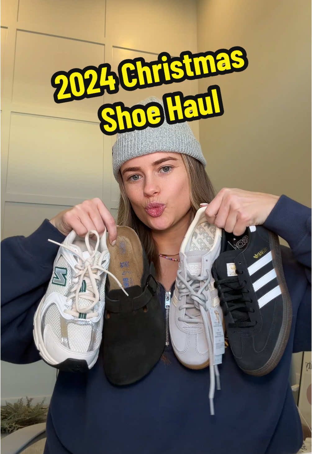 I’m obsessed if you couldn’t tell #shoes #shoestyle #christmasshoes #christmashaul #haul #shoetok #shoetiktok #adidas #adidasspezial #adidasspezialhandball #birkenstocks #birkenstock #birkenstockclogs #clogs #clogsslippers #newbalance #newbalance530 #530 #530newbalance 