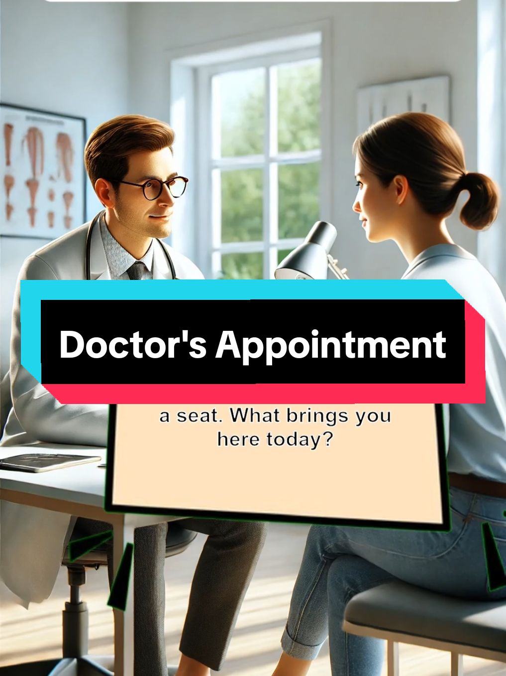 Doctor's Appointment : Practice English through dialogues #learnenglish  #englishforbeginners   #practiceenglis 