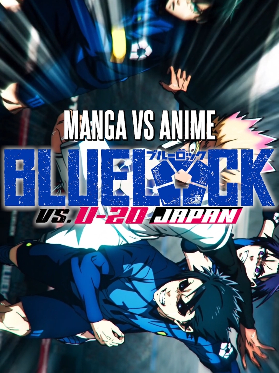 Blue Lock ⚽🔵 Season 2 Episode 13, manga vs anime 🔥  #bluelock #bluelockmanga #bluelockedit #bluelockanime #mangavsanime 