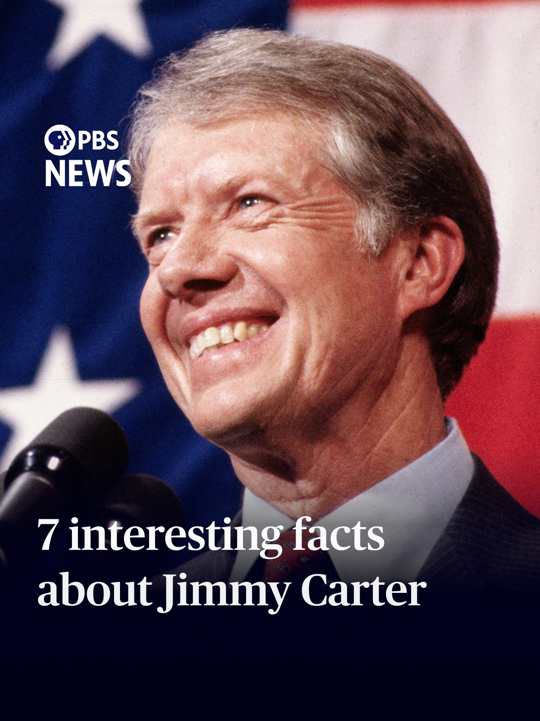 Former President Jimmy Carter died Sunday at his home in Plains, Georgia, surrounded by family. The 100-year-old, known for his humble beginnings and unlikely road to the White House, was the longest- living president in American history. Here are seven interesting facts about the former president. #pbsnewshour #pbsnews #newshour #breakingnews #jimmycarter #carter #president #ushistory #presidentcarter #uspresident #news #democrat #america #us #jimmycarter2024 #formerpresident #americanhistory