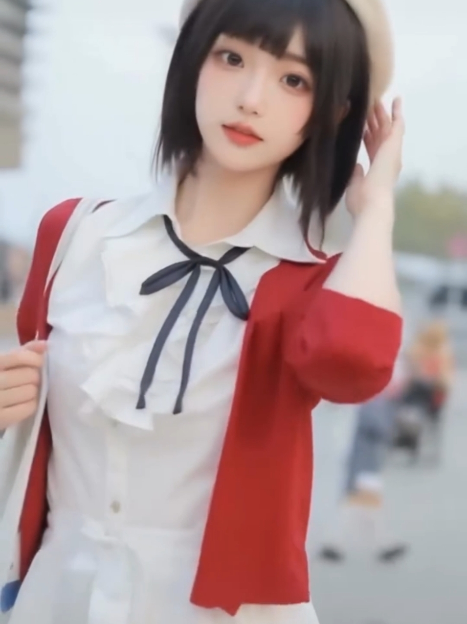 waifuku jadi nyata 🥰🥰 #animecosplayer #katoumegumi #anime #capcut #TikTokAwardsID 