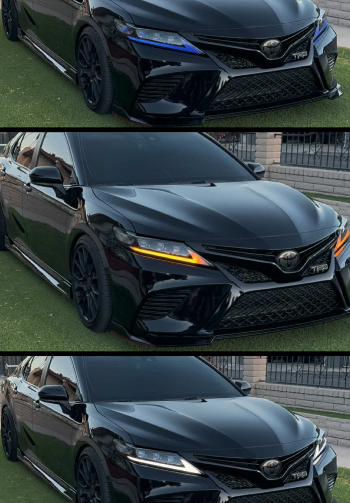 Peekaboo 👻🔥 “2023 Toyota Camry TRD” Midnight Black Metallic  🥷🏴 #CapCut #toyota #carsoftiktok #2023toyotacamry #toyotacamry #toyotacamry2023 #camry #blackedout #midnightblack #justacamry #camrytrd #rgb #rgblights #headlights #ledheadlights #demoneyes #lexus #kendricklamar #lasvegas #fyp  @Toyota @Toyota USA @ToyotaSoCal @Suprema🩶 