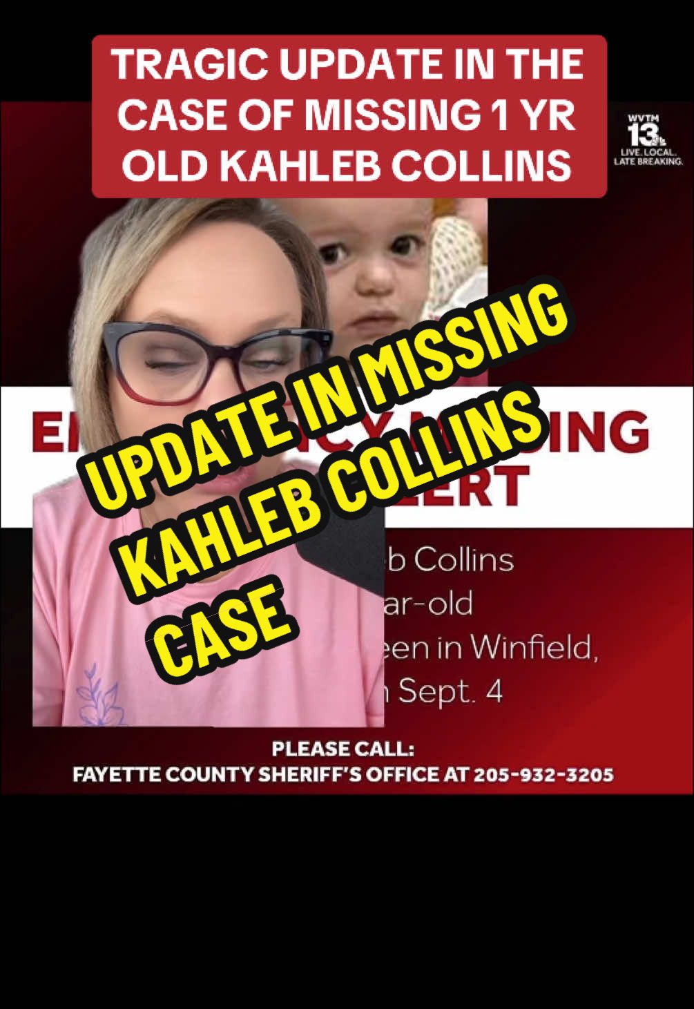 Tragic update in the case of missing 1 yr old Kahleb Collins! #kahlebcollins #missingkids #caseupdate #truecrime #truecrimecommunity 