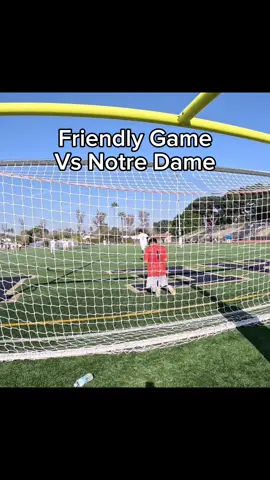 Friendly Highschool Game  Vs Notre Dame #parati #viral #myketowers #Soccer 