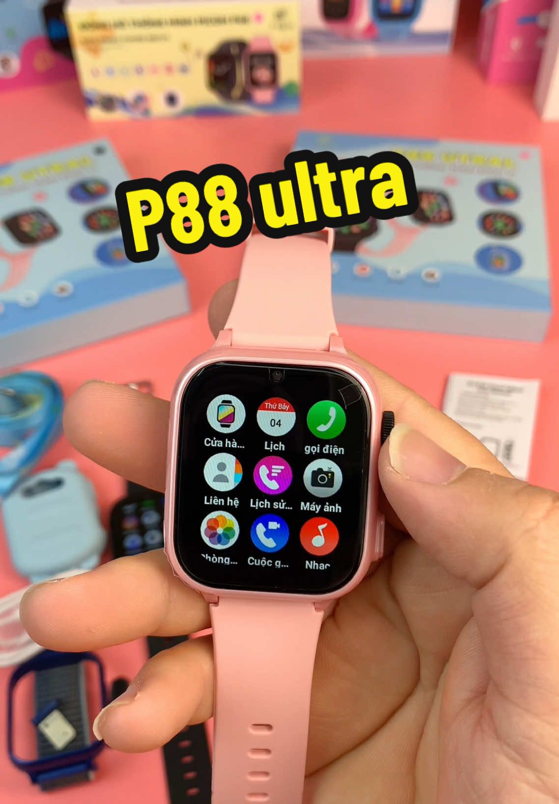 Đồng hồ p88 ultra : lắp sim nghe gọi video, định vị theo dõi, chạy hệ điều hành androi tải ứng dụng từ chplay , lướt tiktok, face, web, loza… #donghodinhvitreem #dongholapsim #donghotreem #donghothongminh #donghohocsinh #dongholapsimgoivideo #p88 #dongholuottiktok #dongholapsimdinhvi 