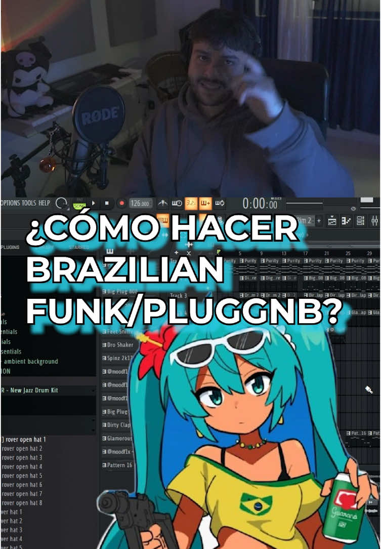Cómo hicimos Brazilian funk/pluggnb. Masterclass#kick