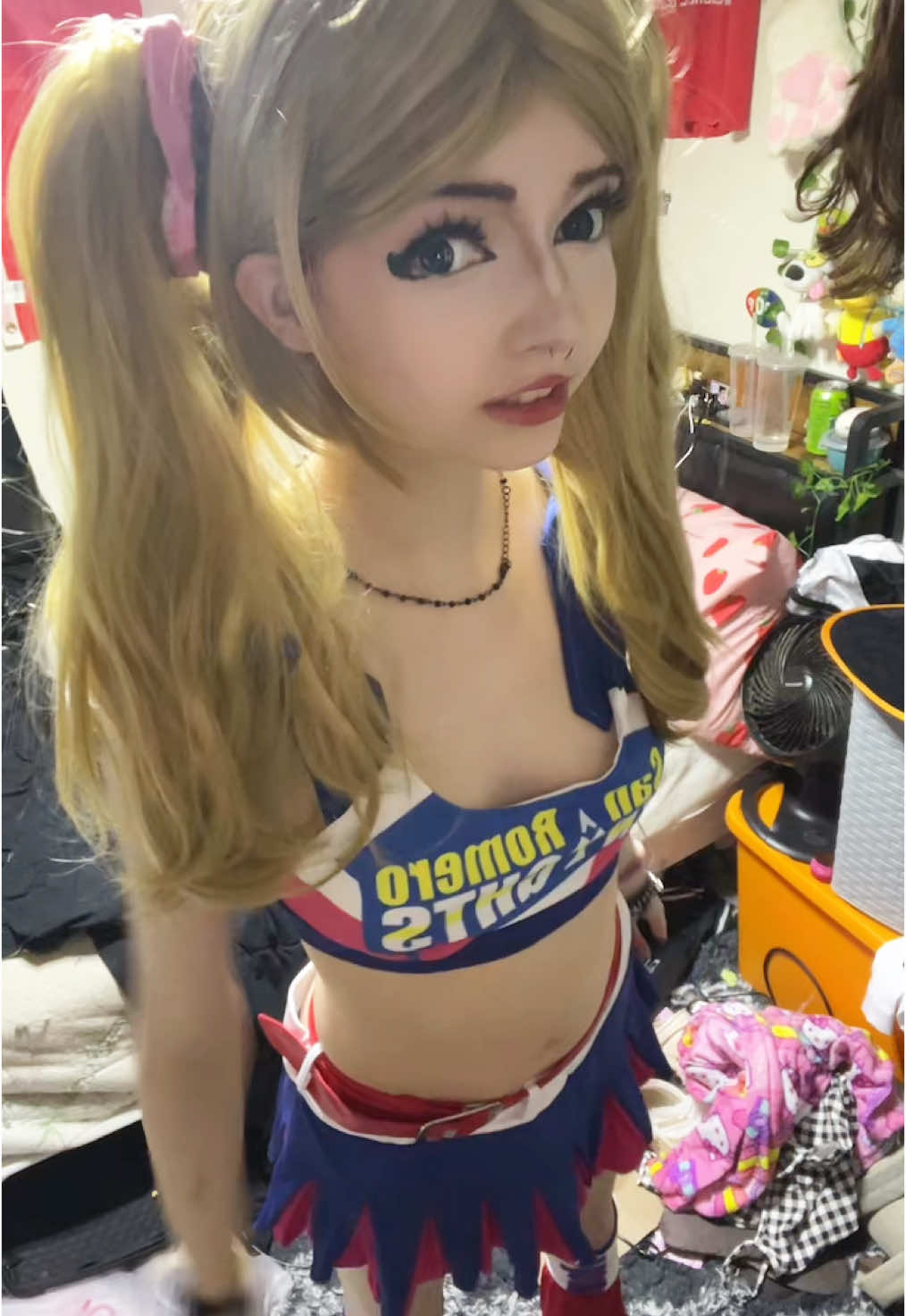 she so silly #fyp #lollipopchainsaw #lollipopchainsawcosplay #fortnite #julietstarling 