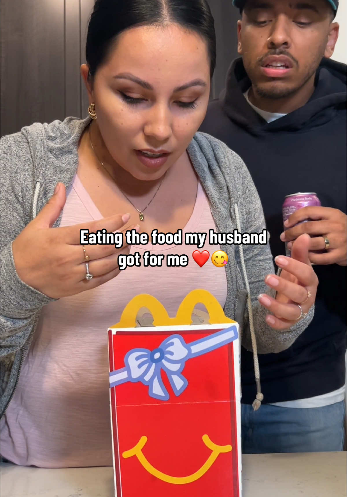 Yes i'm an adult who loves Happy Meals! 🤣 IB @Rainney & Neen #mexicantiktok #cravings #mexicanwife #mexicanfood #mixedcouple #interracialcouple 