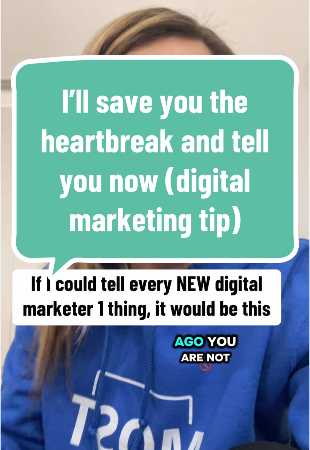 The sooner you embrace this in the digital marketing space, the sooner you’ll succeed 💥 Follow for more tips!  #digitalmarketingforbeginners #digitalmarketingtipsforbeginners #digitalmarketingtips #digitalmarketer #socialmediamarketingtips 