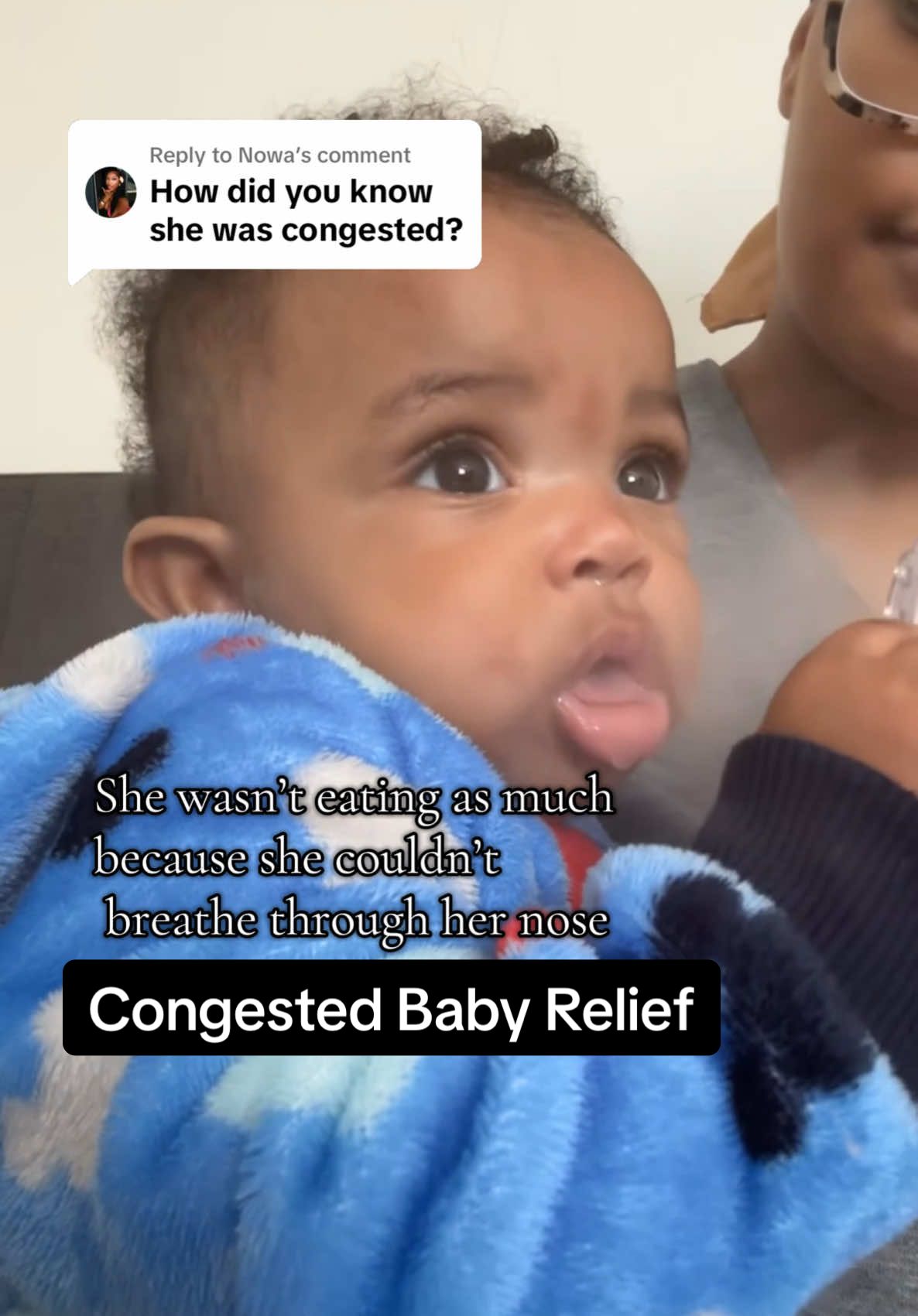 Replying to @Nowa this was last month. But this was one of the products I used to help her snot come down. I added saline in it.  Nebulizer  Nose rinse bottle  Baby Vicks  Hope this helps 🥰 #noserelief #congestionrelief #congestedbaby #babygirl #babyfever #momtok