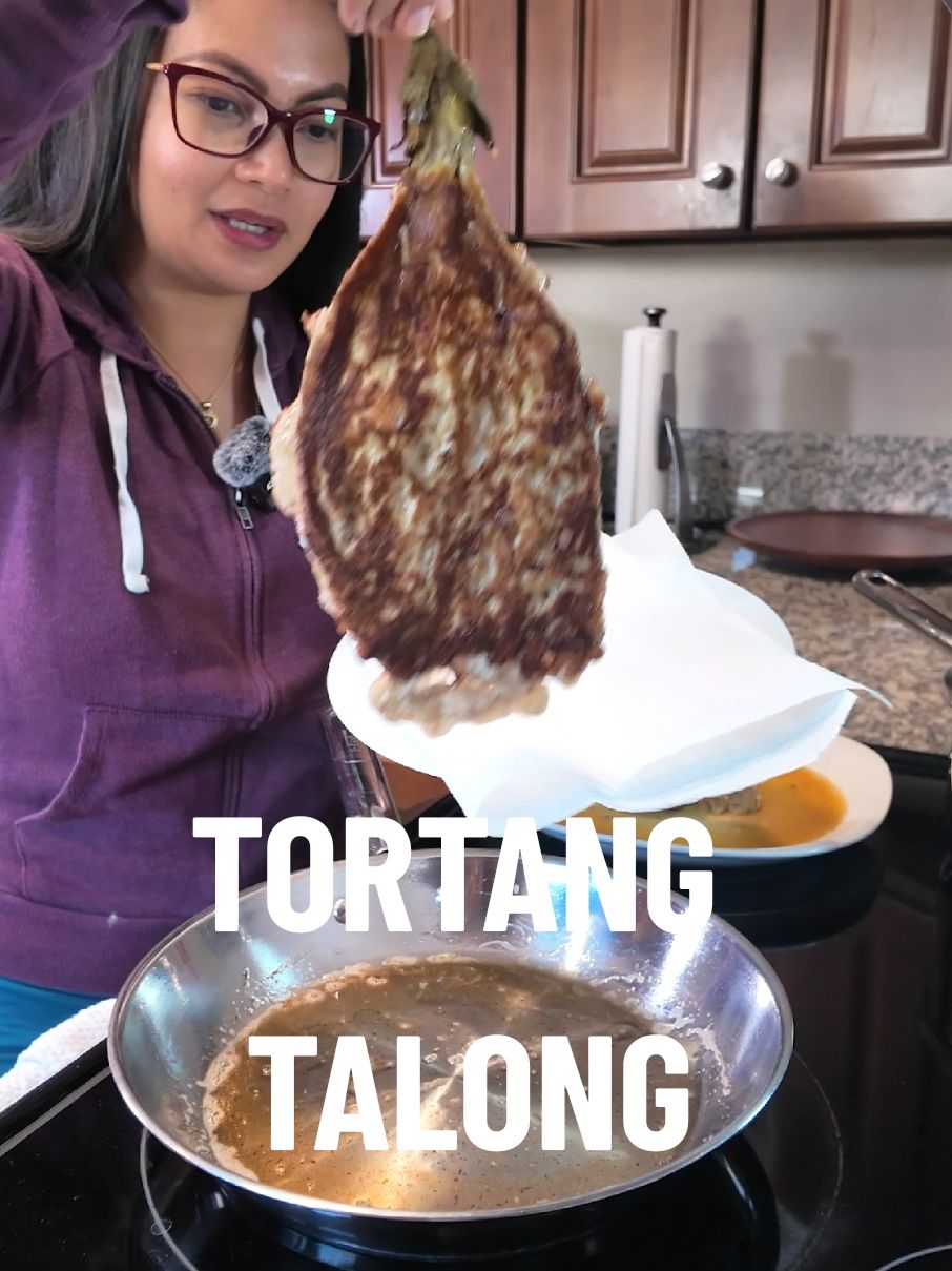 #creatorsearchinsights How to make Tortang Talong or Filipino Eggplant Omelette. It's a staple dish in Filipino households.  📝 FULL RECIPE is on my blog www.TitaBecky.com Type 