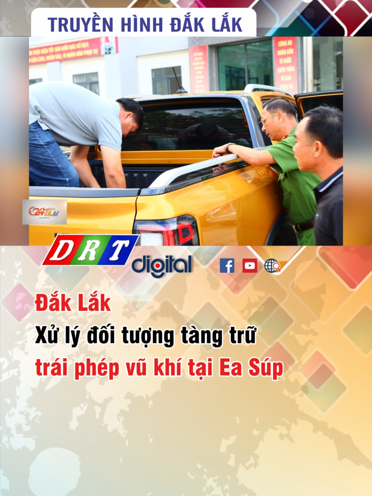 Đắk Lắk Xử lý đối tượng tàng trữ trái phép vũ khí #drtdigital #truyenhinhdaklak #tintucdaklak #tiktok #xuhuong #anttdaklak