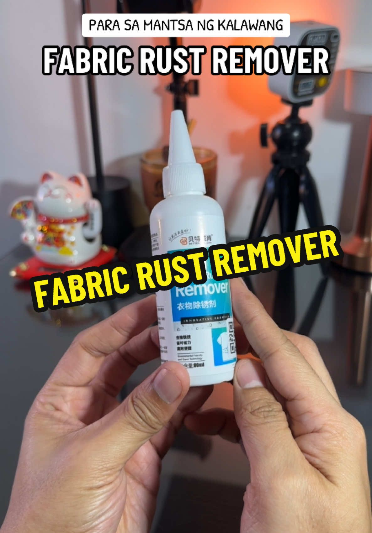 PANGTANGGAL DAW NG KALAWANG? PWEDE MO TONG SUBUKAN, OK NAMAN MGA COMMENT NG MGA NAKASUBOK NA #fabricruststainremover #ruststainremover #rustremover #fabricrustremover #fabricstainremover 