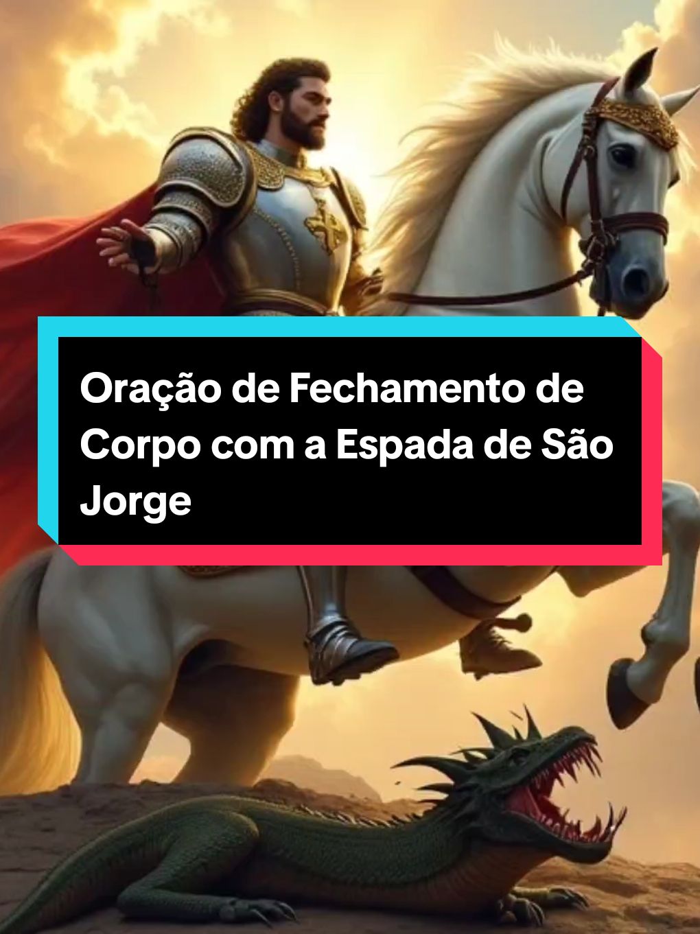 Oração de Fechamento de Corpo com a Espada de São Jorge #oração  #saojorge  #fé 