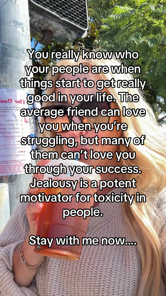 Your real friends are so happy for your success but most people can’t stand to watch others win. #unquietwoman #fyp #healing #HealingJourney #toxic #toxicfriends #GlowUp #comeup #levelup #letitgo #letthemgo #dreamlife 