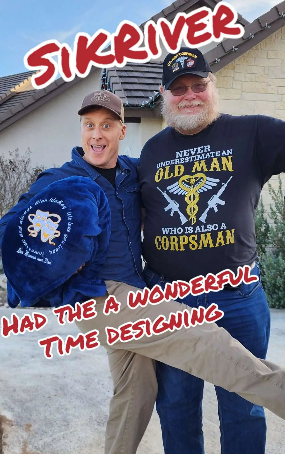 Alan Tudyk enough said we did his blanket . Plus I’m a huge fan of…….. #NBTX #Transformers #residentalienseason1 #knightstale 