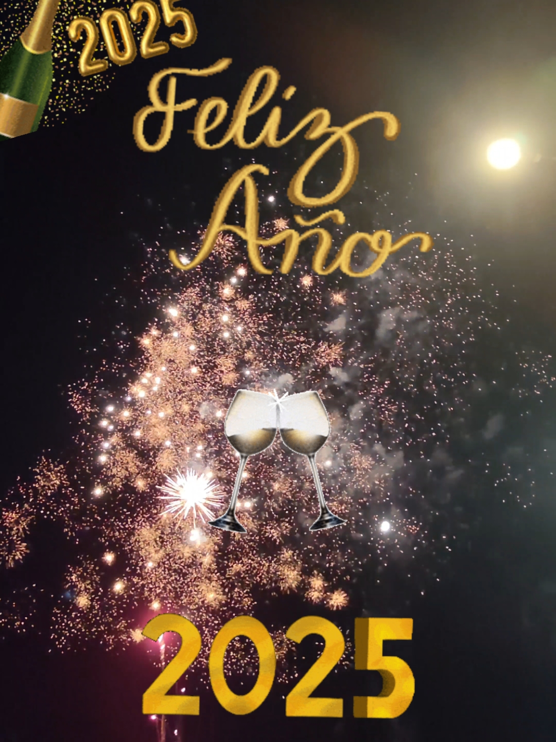 Feliz_Año_Nuevo_2025 🌲🎅⛄🥂🕺💃💖🎁 Salud,Paz y Amor para todos 🌍🌎🌏 #felizañonuevo #2025 #parati 