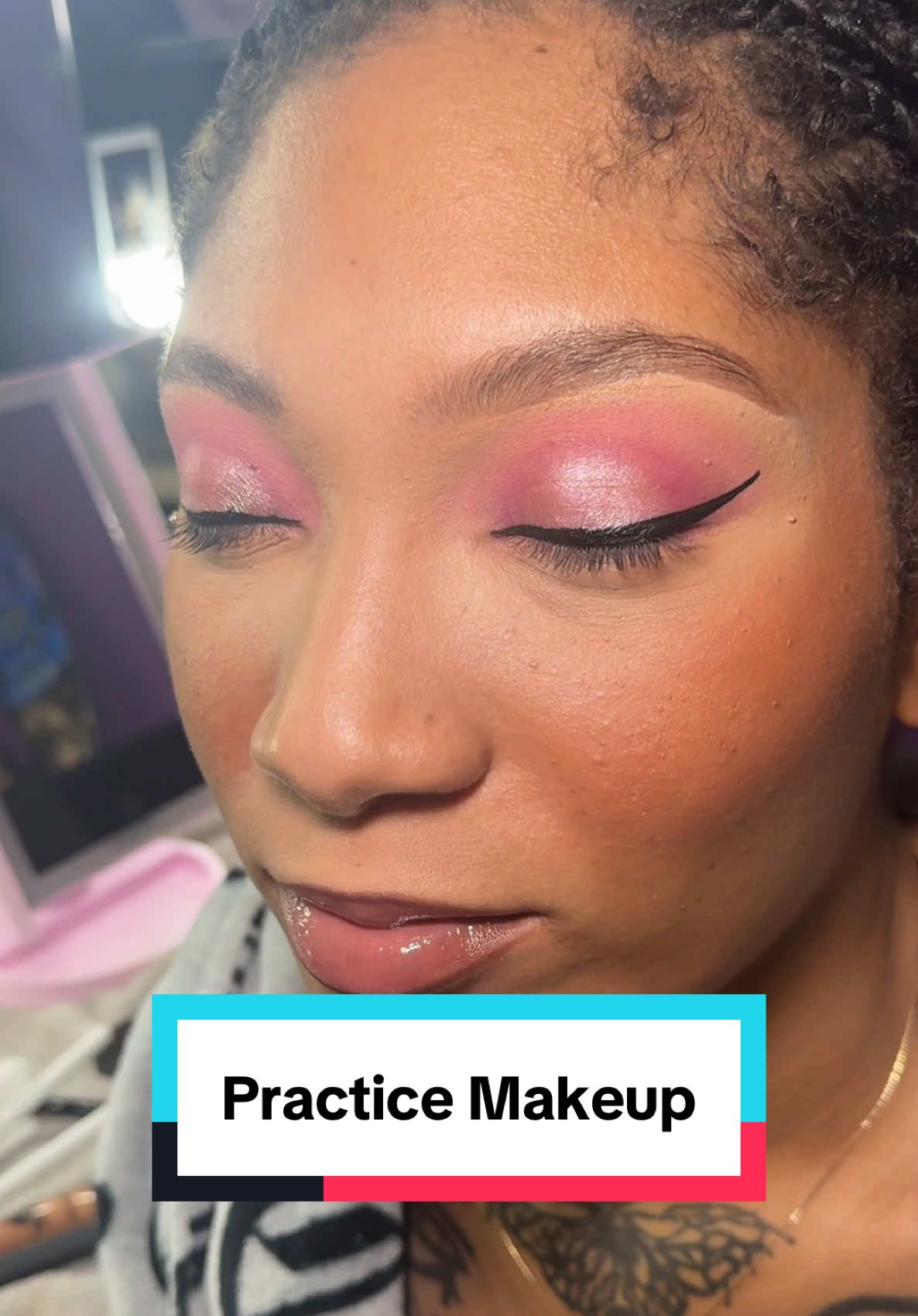 Don’t take the title seriously. But what do yall think?    #beforeandafter #makeupvideos #atlantamua #promua #makeuptransformation #makeuptok #makeuptutorial