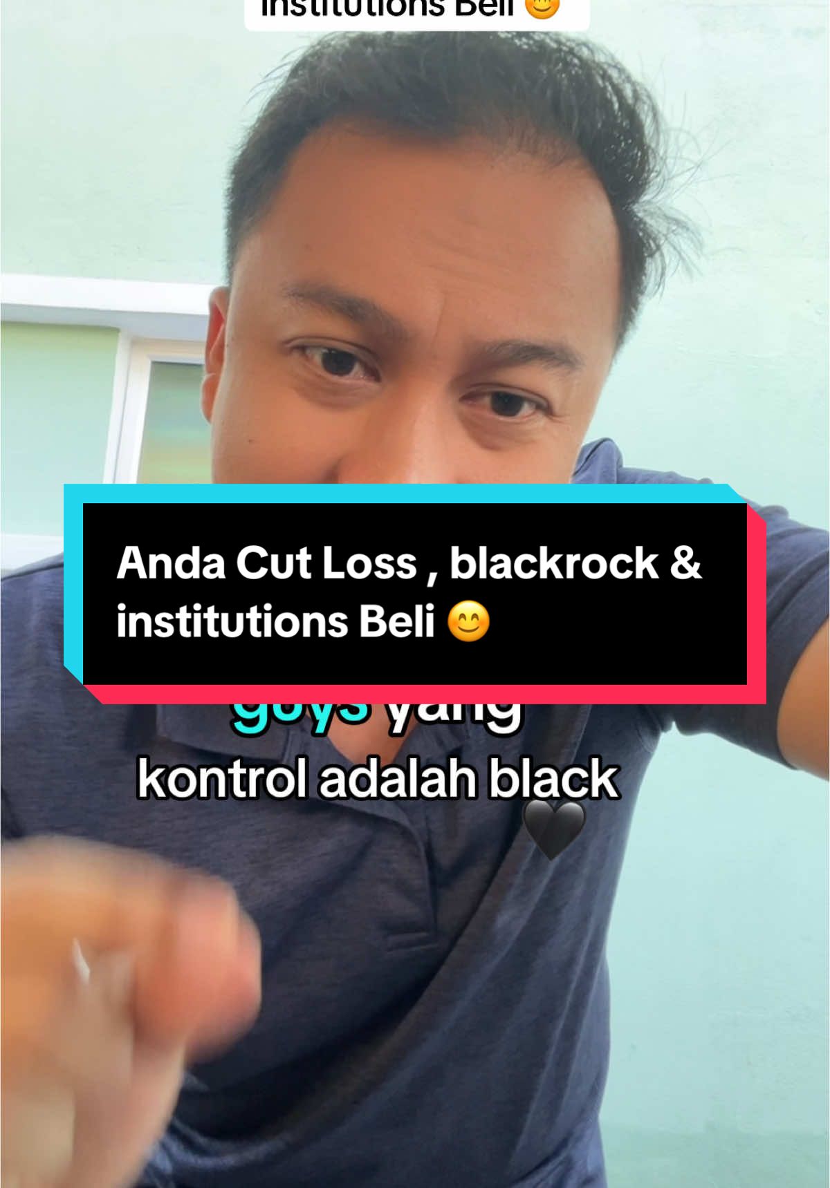 Anda Cut Loss , blackrock &  institutions Beli 😊 #cikgukripto #kriptomalaysia #Kripto #cikguhaziq #tradingkripto #cryptocurrency #sixdigitclub #assetdigital #jutawankripto #hiddengems #kripto 