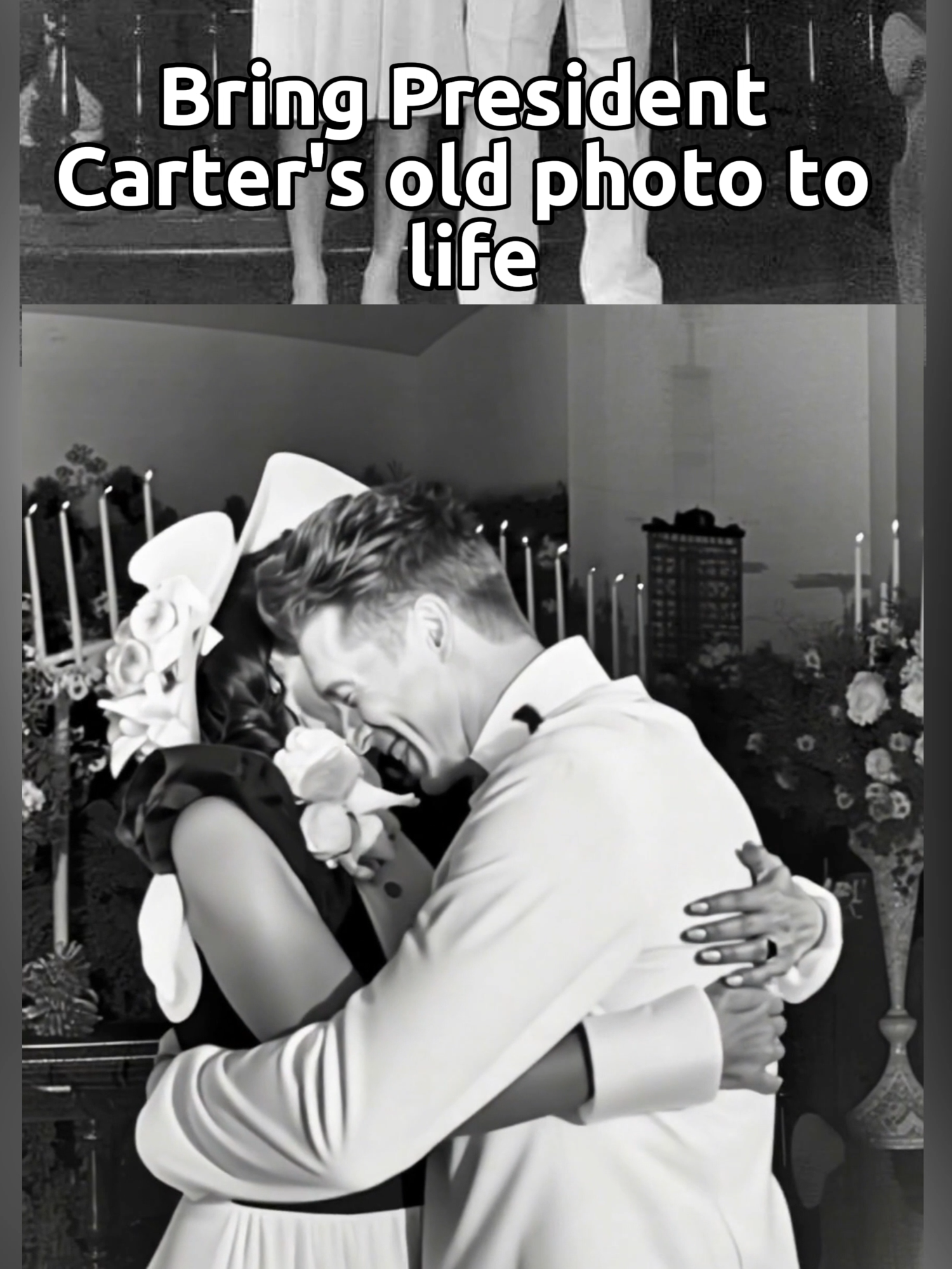 To honor a great president, bring President Jimmy Carter's old photo to life, making him live on in a new way. ❤️ #fyp #jimmycarter #president #oldphoto #live #ai