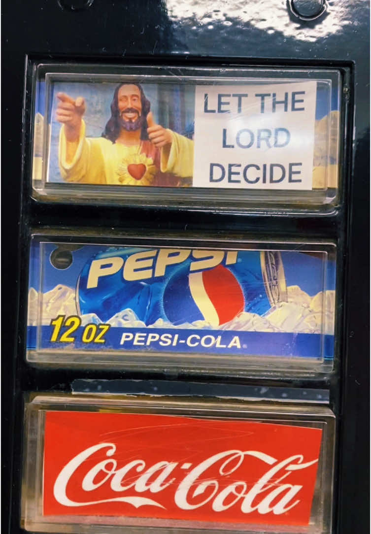 The lord has chosen #drink #lord #fyp #decision #vendingmachine 