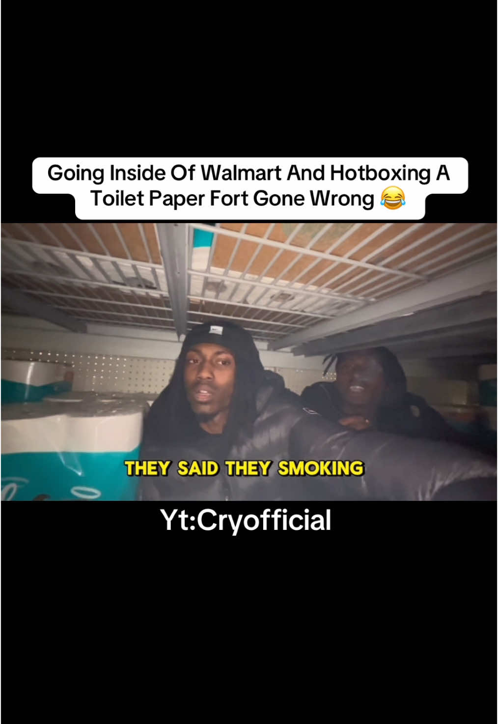 Hotboxing In Walmart Gone Wrong New Video Out Now Link In Bio (Yt:Cryofficial)❤️ #foryou #viral #cryofficial #fyp #xyzbca #Vlog #youtube #walmart #za 