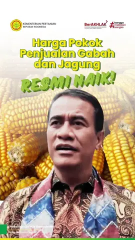 SobaTani, kabar gembira bagi para petani✨ Harga gabah dan jagung resmi naik! 🌽🌾 Usai menghadiri Rapat Koordinasi Akselerasi Optimasi Lahan dan Cetak Sawah di Banjarmasin pada Senin (30/12), Menteri Pertanian @a.amran_sulaiman menyampaikan rasa terima kasih petani Indonesia atas keputusan strategis Presiden @prabowo menaikkan harga gabah dan harga jagung di 2025. Harga pokok penjualan (HPP) gabah dinaikkan dari Rp 6.000 menjadi Rp 6.500 per kilogram. Sementara, HPP pada produk jagung naik dari  Rp 5.000 menjadi Rp 5.500 per kilogram. Kenaikan ini diharapkan mampu memacu semangat para petani di seluruh Indonesia untuk meningkatkan produktivitas tanam. Selain menaikan HPP, mulai 1 Januari 2025, petani sudah dapat menebus pupuk subsidi dengan alur penyaluran yang disederhanakan dan alokasi yang ditambah menjadi 100 persen atau 9,55 juta ton.  Selengkapnya, simak video berikut ya Sob! #HPPJagungNaik #HPPGabahNaik #Jagung #Gabah #HPP #kementerianpertanian 