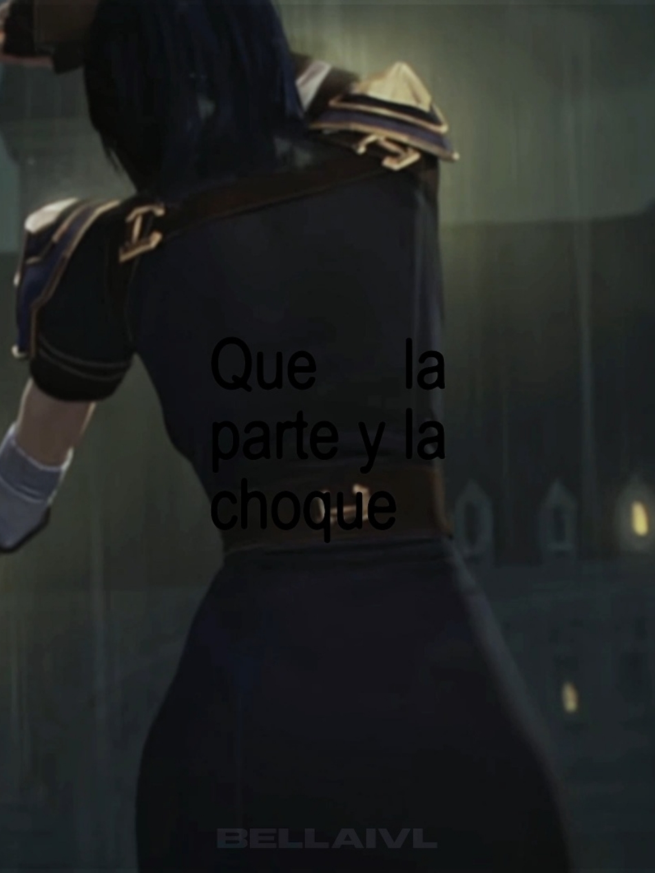 QUE LA PARTE Y LA CHOQUE 🗣🗣 | #ARCANE #arcaneedit #sesbianlex  #arcanememe #caitlynarcane #fyp #caitlynkiramman 