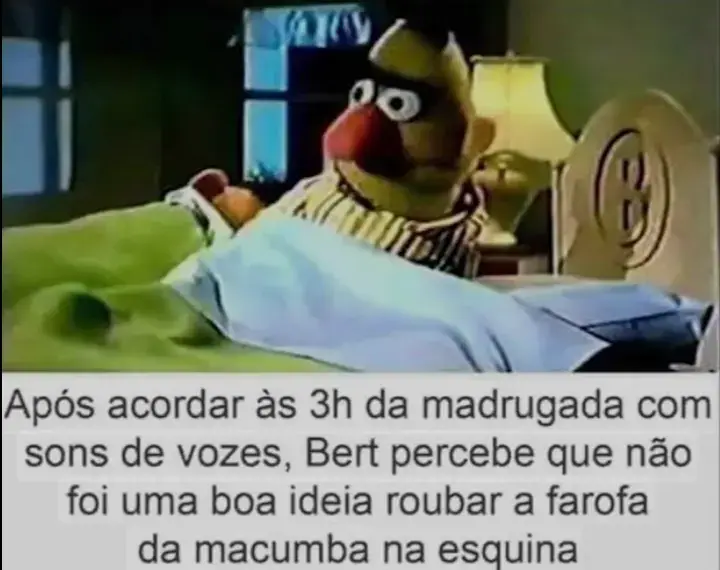 esse foi um dos piores momentos de Bert em toda sua vida #vila sesamo