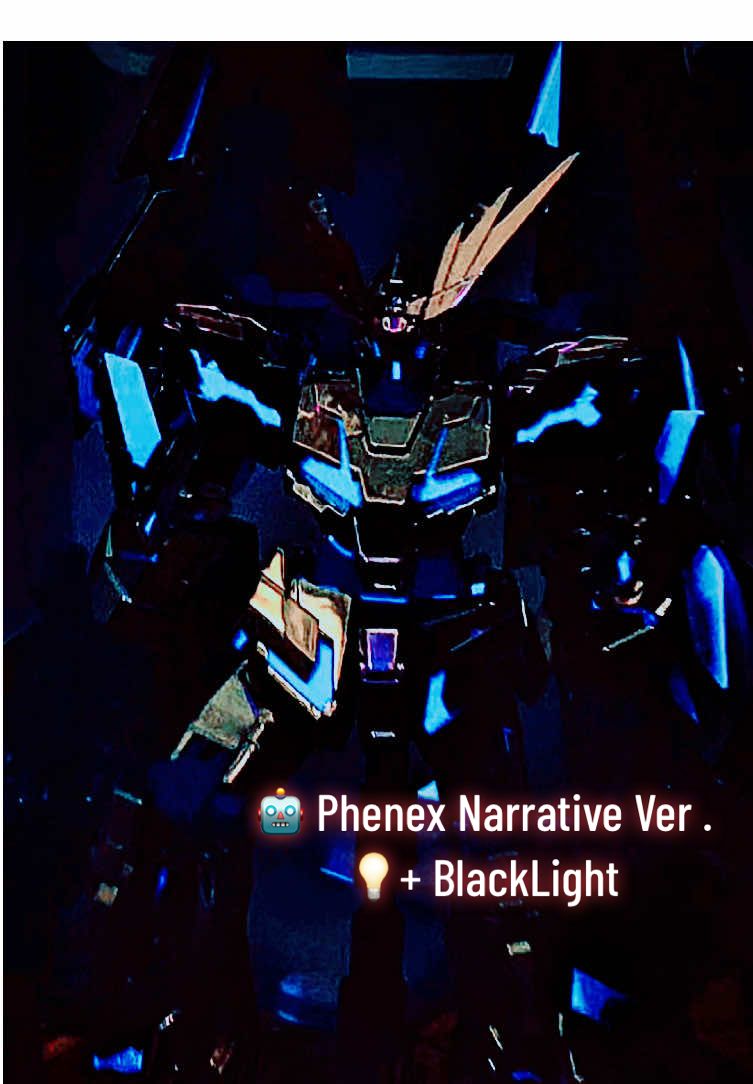 Phenex Narrative Ver BlackLight 💡 #gundam #gunpla #กันดั้ม #กันพลา 