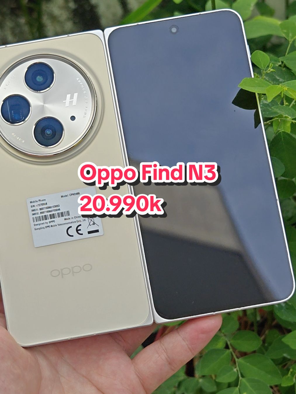 Oppo Find N3. Bản Quốc Tế. Ram 16/512GB. Bảo hành dài.Zin Keng  #chinaphone #bapmobile #xuhuongtiktok #oppofindn3 