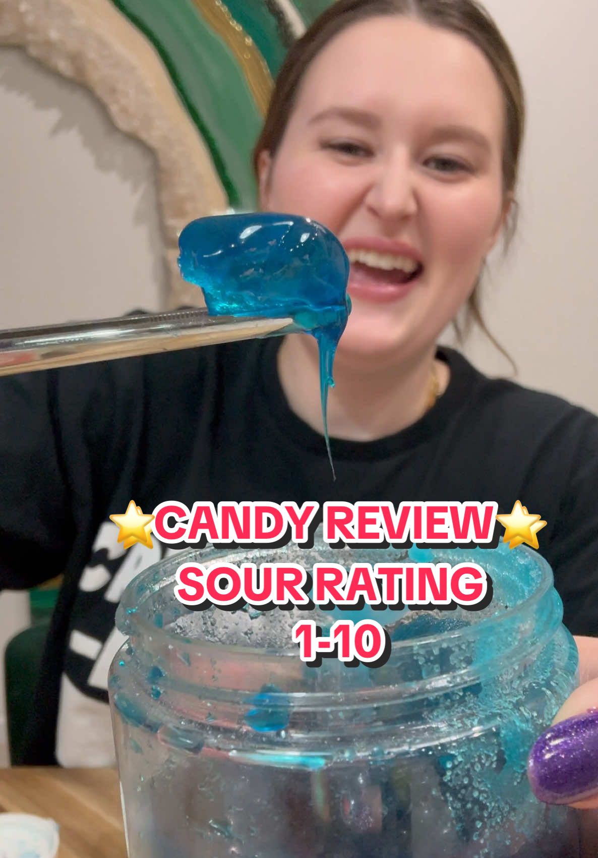 ⭐️CANDY REVIEW⭐️ SOUR RATING 1-10⭐️ #mamav #candyreview #foodreview #rating #sourcandy 