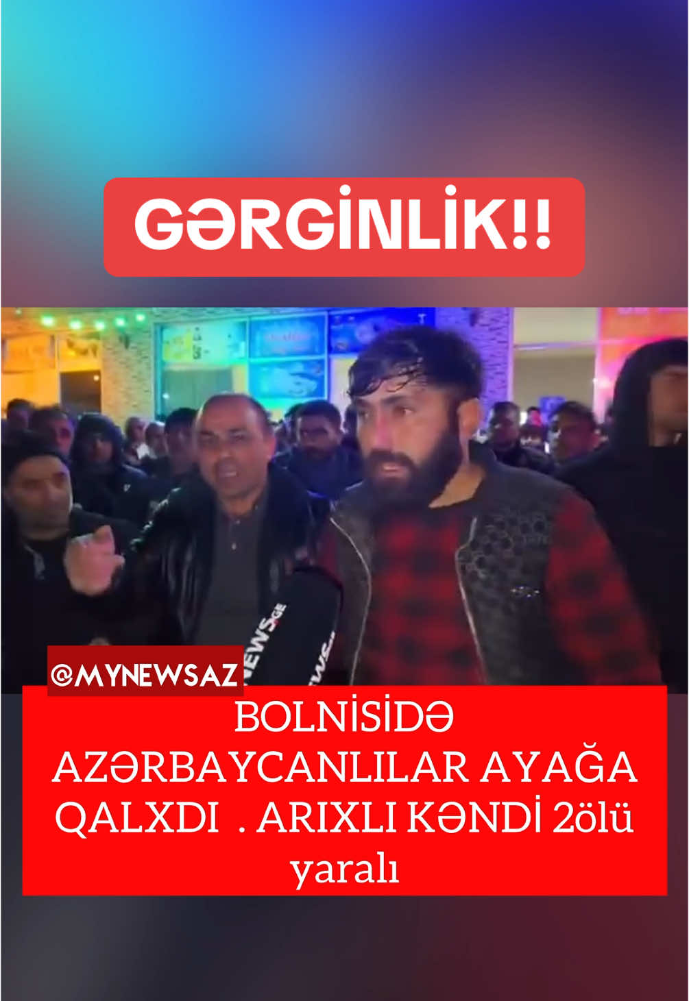 Gürcüstanın azərbaycanlıların yaşadığı bölgəsində gərginlik Bolnisi rayonunda iki azərbaycanlı gəncin avtomobil qəzasında həlak olması bölgədə ciddi gərginlik yaradıb. #arıxlı #gürcüstan #sondəqiqə #xəbərtəcili #xəbər #təcili 