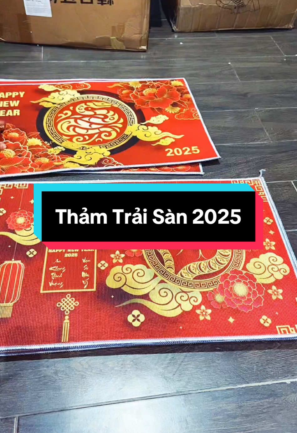 Thảm Trải Sàn Tết 2025 Xuân Ất Tỵ cho anh chị mình đây ạ #giadung #giadungtienich #thamtraisan #xh #viral #xuhuong #LearnOnTikTok #TikTokShop #review #khogiasi247 #newyear2025 