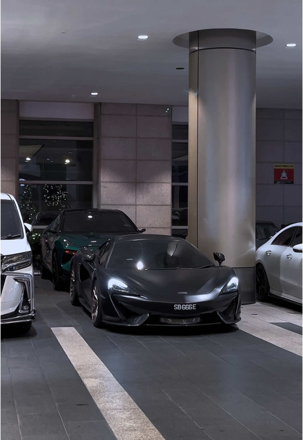 Matte black Mclaren 570S🖤 #mclaren570s #mclaren #cartok #carsoftiktok  #cars  #kualalumpur 