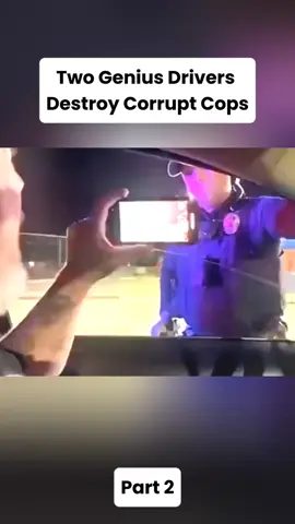 Two Genius Drivers Destroy Corrupt Cops#fyp #cops #copsoftiktok 