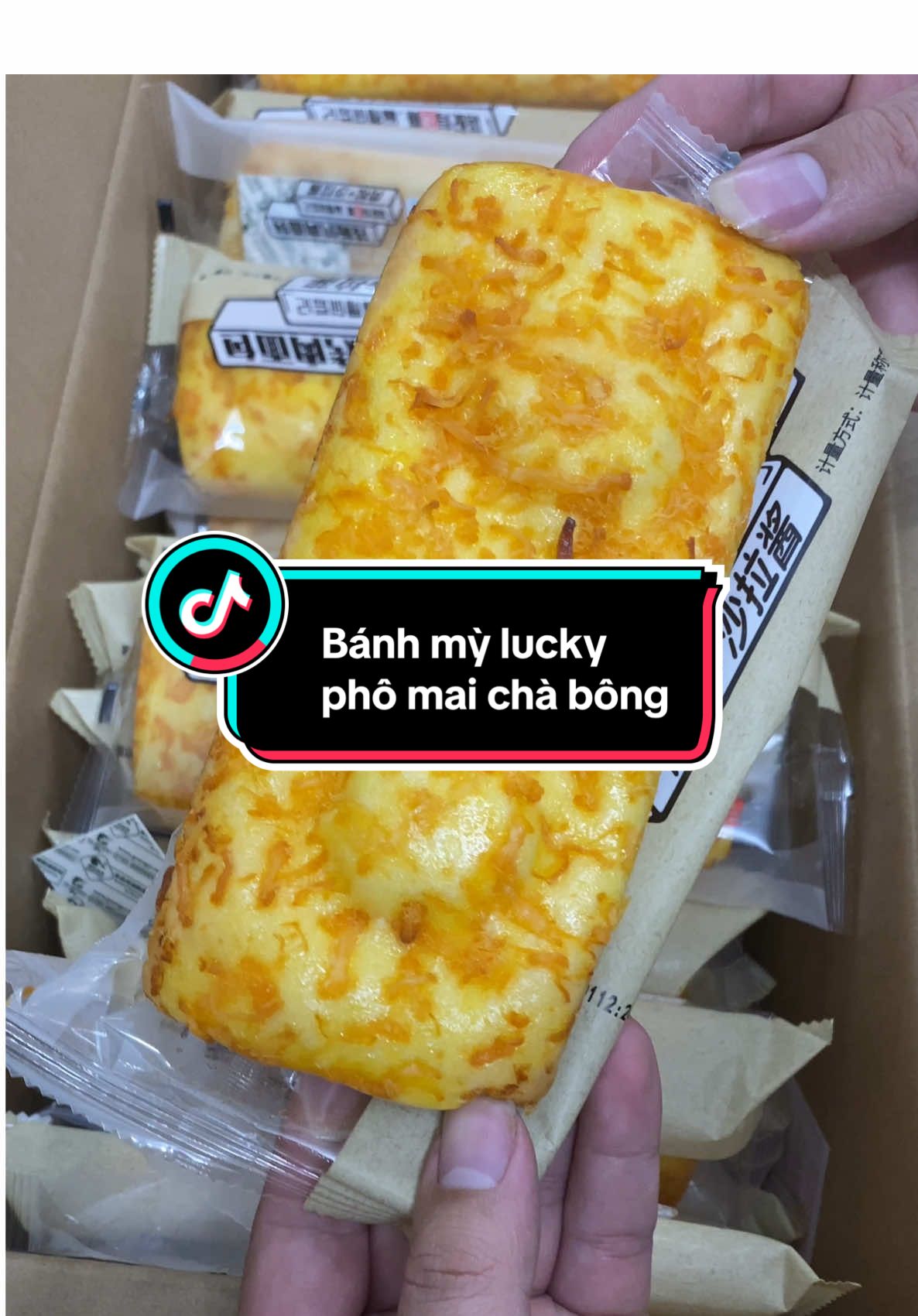 Bánh mỳ lucky phô mai chà bông túi dài mẫu mới #anvat #anvattrungquoc #anvatfood #banhmy #banhngot #banhmylucky 