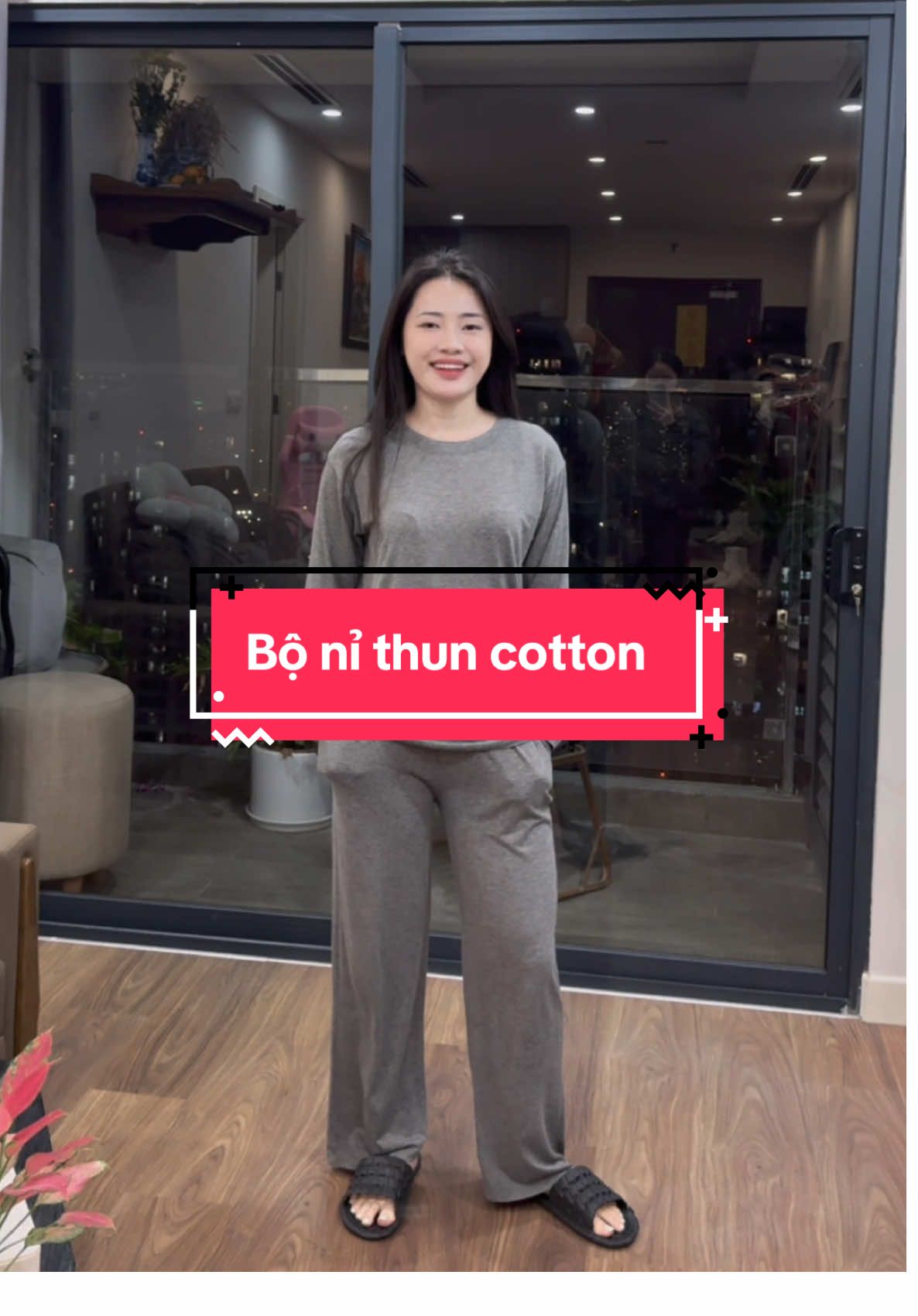 Bộ nỉ thun chất đẹp nhẹ tênh tênh lun ý ce mình ạ🥰