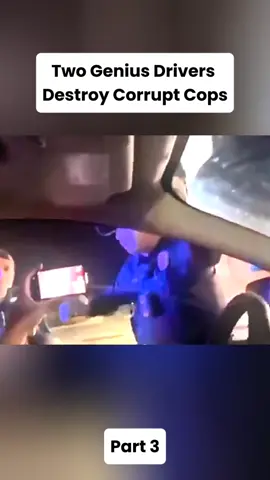 Two Genius Drivers Destroy Corrupt Cops#fyp #cops #copsoftiktok 