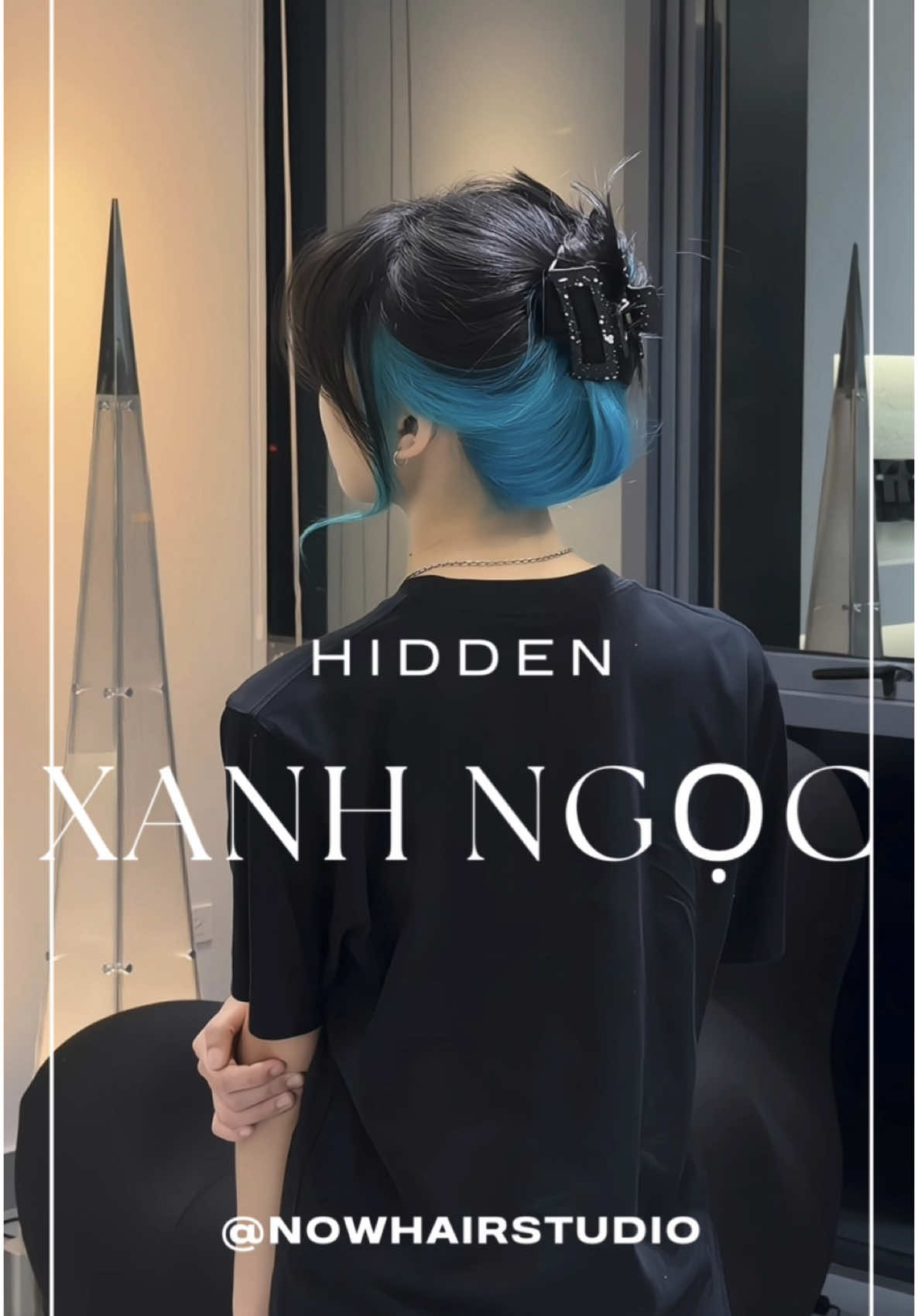 Hidden Xanh Ngọc - Hệ xu hướng Nhuộm Thuần Chay độc quyền tại Now Hair Studio. An toàn sức khoẻ, bảo vệ tóc, không gây kích ứng da đầu. Combo siêu xinh cho chị em đón tết nha ☺️ #nhuomtoc #nhuomthuanchay #nhuomhidden #viral #xuhuong #nowhairstudio