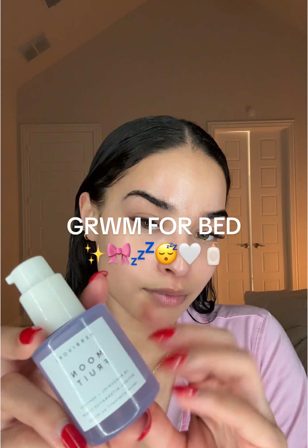 GRWM FOR BED  ✨🎀💤😴🤍🧴