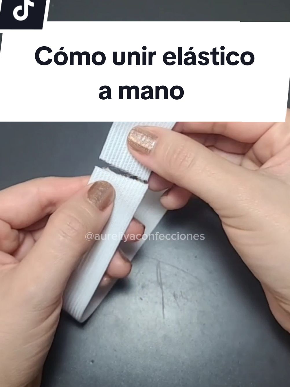 Cómo unir #elástico a mano si no tienes máquina de #coser  #costurar #costura #hechoamano #hazlotúmismo #AprendeEnTikTok #comohacer #tutorial #tips #costurafacil #pasoapaso #fypシ゚  #paratiiiiiiiiiiiiiiiiiiiiiiiiiiiiiii 