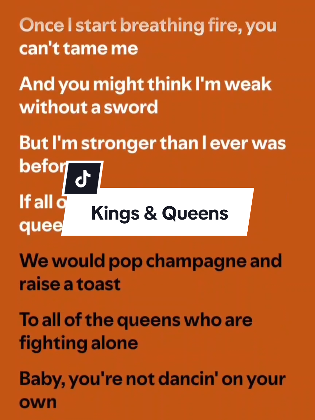 Ava Max - Kings & Queens (Lyrics) #musicprospect #lyrics #fyp #fypシ #fypage #spotify #avamax #kingsandqueens 