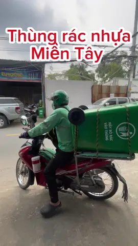 Thùng rác nhựa miền Tây 