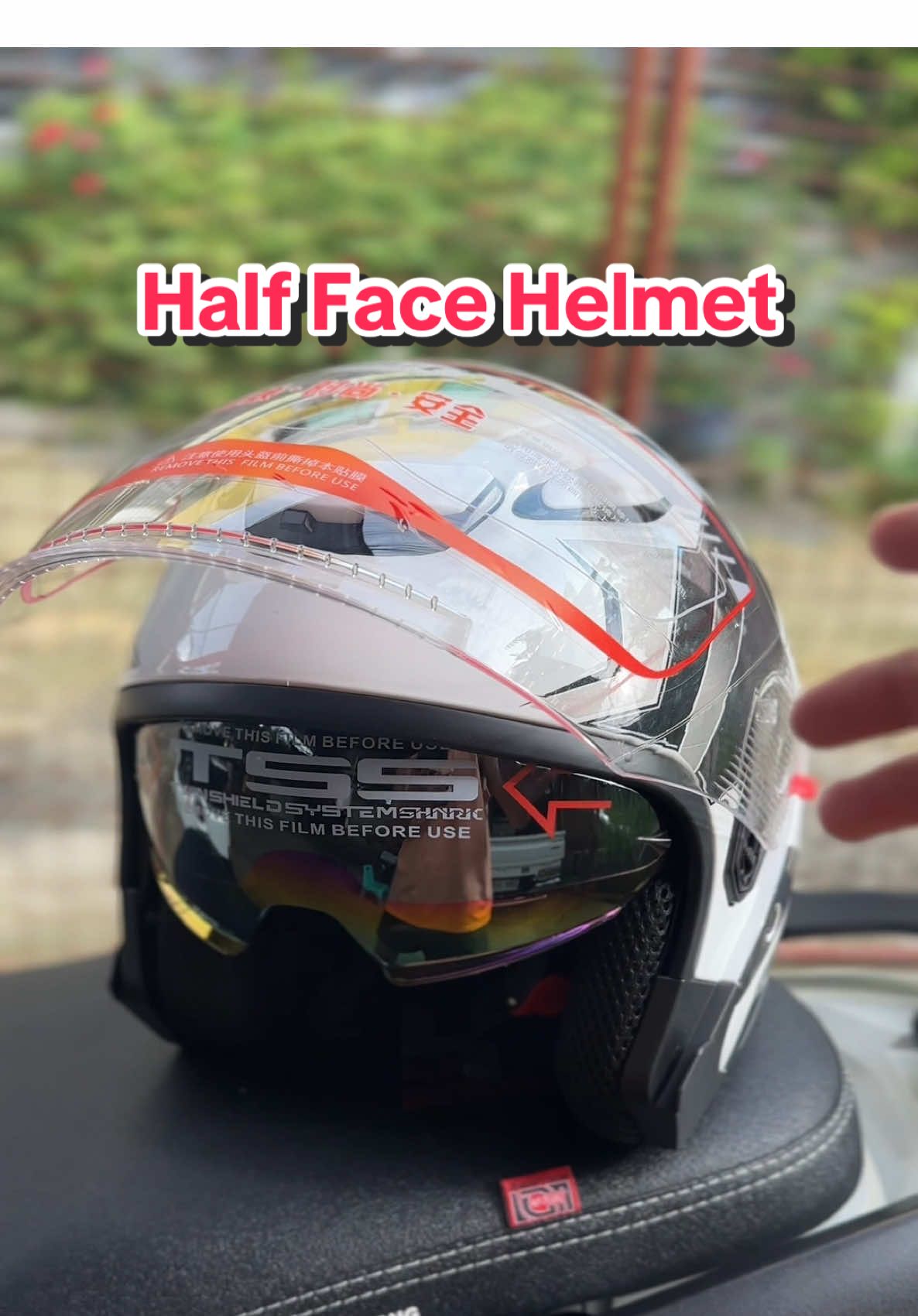 Sobrang pogi na half face helmet pinamura pa #halffacehelmet #axkhalffacehelmet #akahalffacehelmet #helmet #dualvisorhelmet #motorcyclehelmet #trending #fyp #viral 