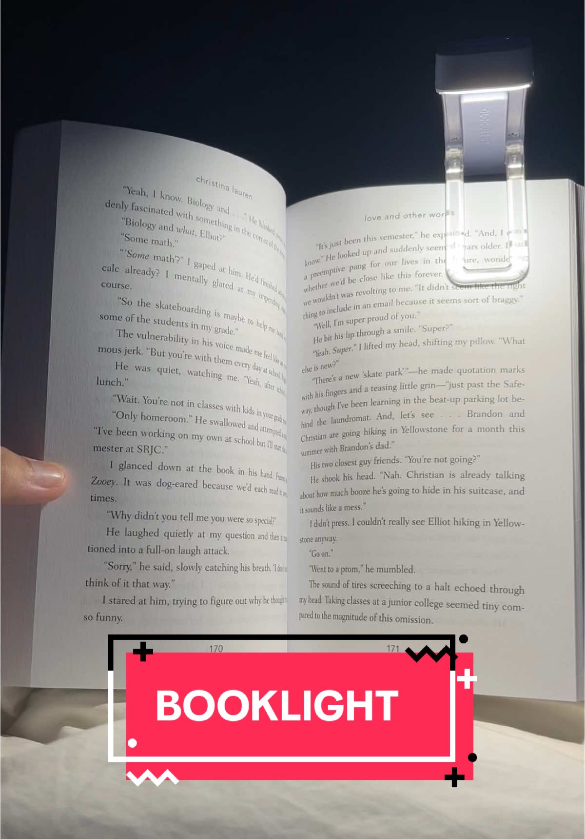 I get to finally enjoy late night reads again. Any book recs?📚💡#bookworm #BookTok #booklight #reading #bookclub